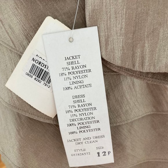 Adrianna Papell NWT Dress SALE! Full Length w/ Jacket  Formal Events, size 12 - Picture 11 of 15